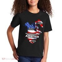 Donald Trump American Flag Canada Greenland Gulf Map Kids T-Shirt thumb 2