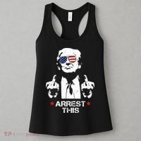 Donald Trump Arrest This Funny 2024 Election Women's Tank Top thumb 3