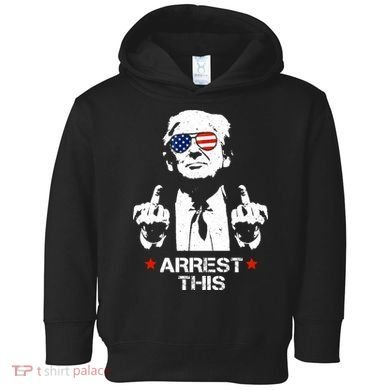 Donald Trump Arrest This Funny 2024 Election Toddler Hoodie