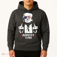 Donald Trump Arrest This Funny 2024 Election Hoodie thumb 2