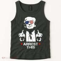 Donald Trump Arrest This Funny 2024 Election Tank Top thumb 2