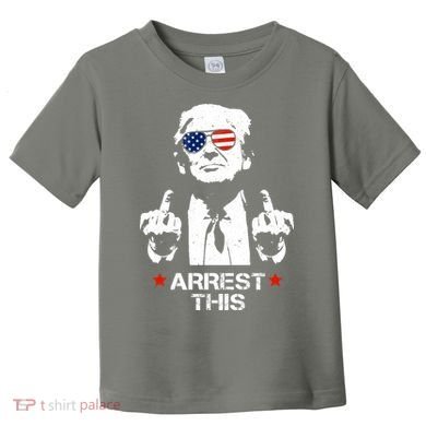 Donald Trump Arrest This Funny 2024 Election Toddler T-Shirt