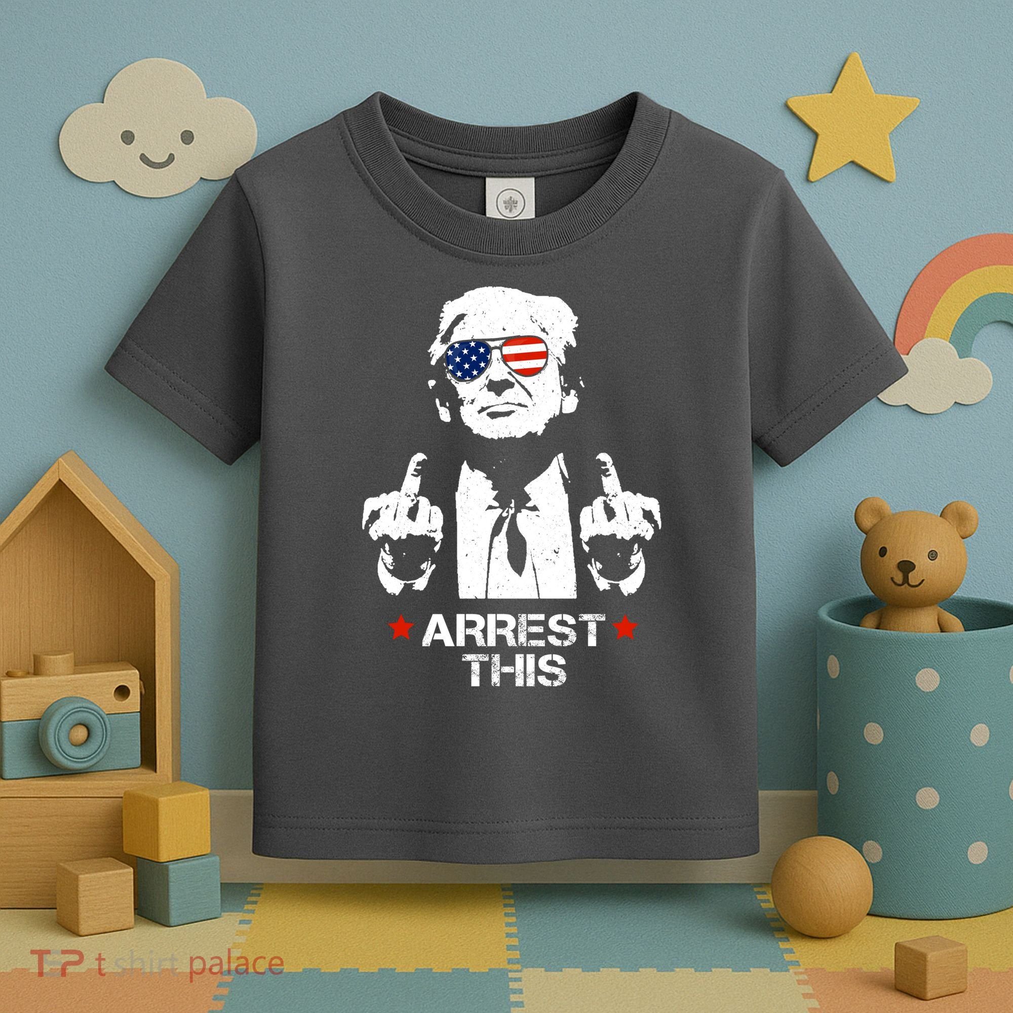 Donald Trump Arrest This Funny 2024 Election Toddler T-Shirt