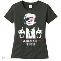 Donald Trump Arrest This Funny 2024 Election Women's T-Shirt thumb 0