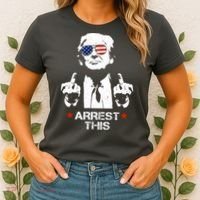 Donald Trump Arrest This Funny 2024 Election Women's T-Shirt thumb 2