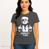 Donald Trump Arrest This Funny 2024 Election Women's T-Shirt thumb 4