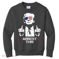 Donald Trump Arrest This Funny 2024 Election Kids Sweatshirt thumb 0