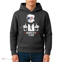 Donald Trump Arrest This Funny 2024 Election Kids Hoodie thumb 4