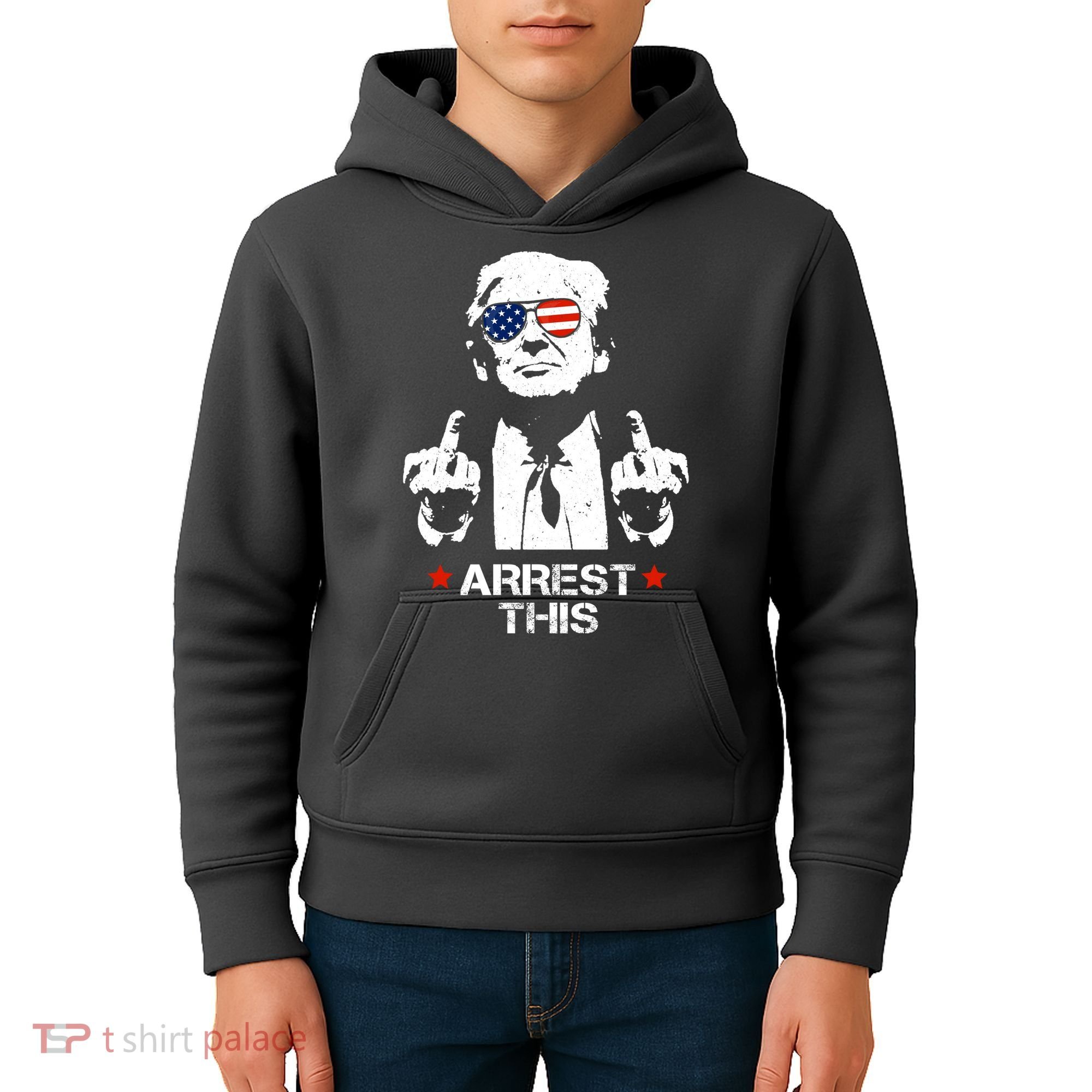 Donald Trump Arrest This Funny 2024 Election Kids Hoodie