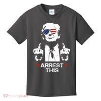 Donald Trump Arrest This Funny 2024 Election Kids T-Shirt thumb 0