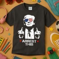 Donald Trump Arrest This Funny 2024 Election Kids T-Shirt thumb 3