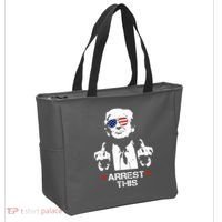 Donald Trump Arrest This Funny 2024 Election Tote Bag thumb 2