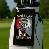 Donald Trump Horror Story Golf Towel thumb 2
