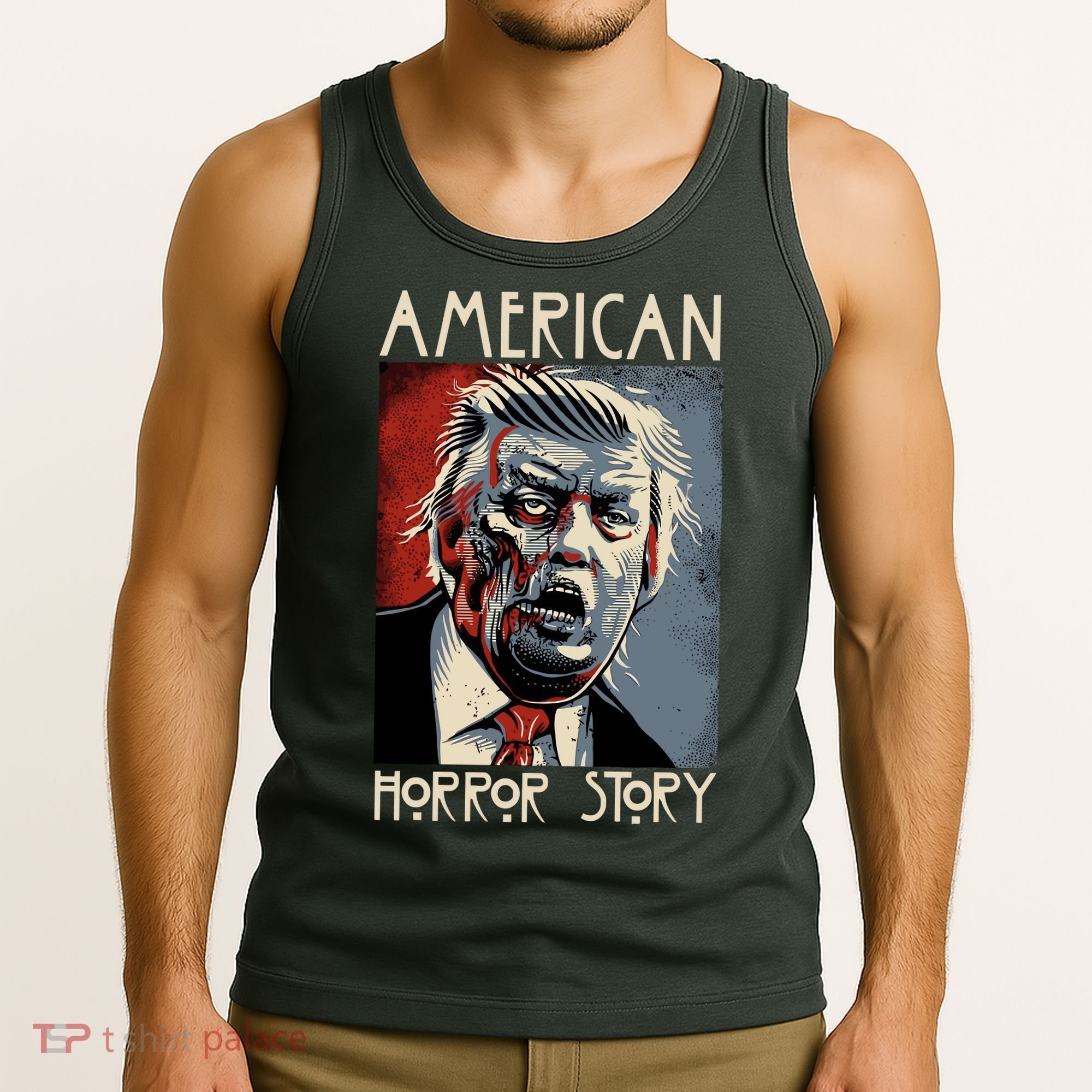 Donald Trump Horror Story Tank Top