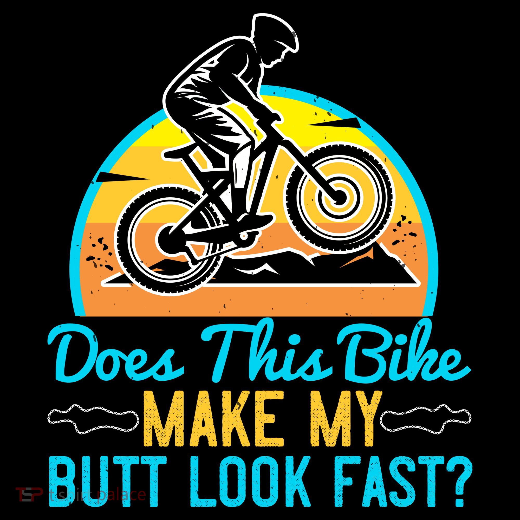 Does This Bike Make My Butt Look Fast Mountain Biking Long Sleeve Shirt