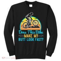 Does This Bike Make My Butt Look Fast Mountain Biking Sweatshirt thumb 0