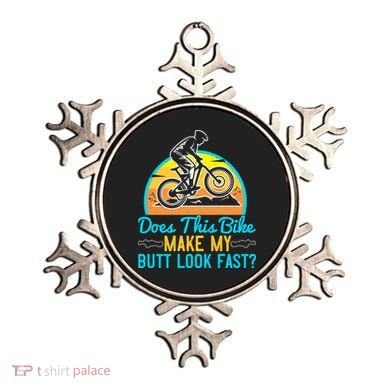 Does This Bike Make My Butt Look Fast Mountain Biking Ornament