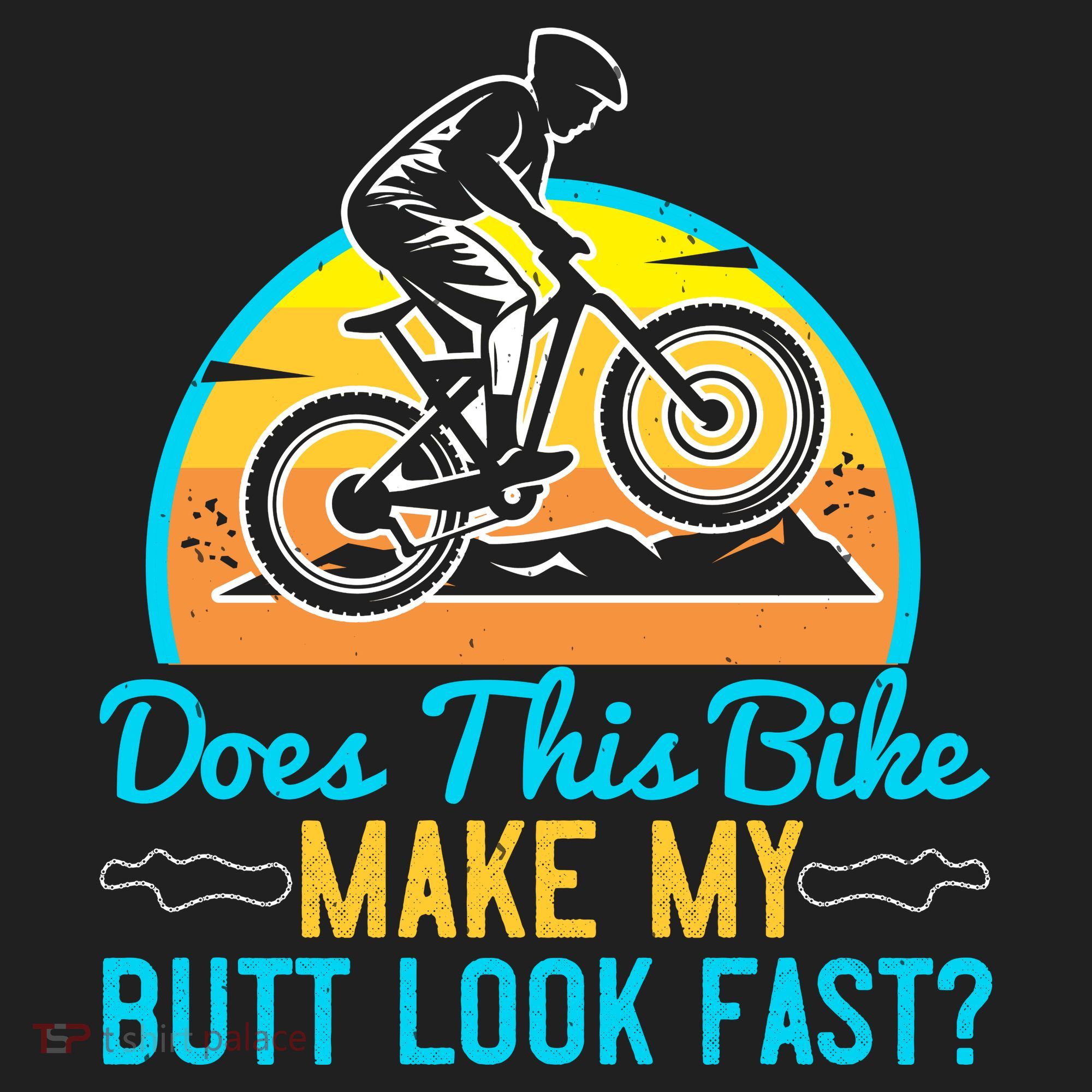 Does This Bike Make My Butt Look Fast Mountain Biking Golf Towel