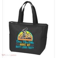 Does This Bike Make My Butt Look Fast Mountain Biking Tote Bag thumb 3
