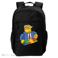 Donald Trump Building Wall Funny Toy Backpack thumb 0