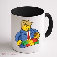 Donald Trump Building Wall Funny Toy Coffee Mug thumb 1