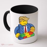 Donald Trump Building Wall Funny Toy Coffee Mug thumb 0
