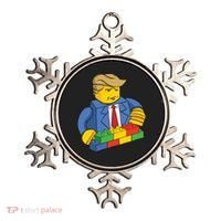 Donald Trump Building Wall Funny Toy Ornament thumb 0