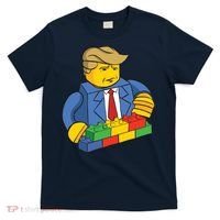 Donald Trump Building Wall Funny Toy T-Shirt thumb 0