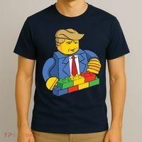 Donald Trump Building Wall Funny Toy T-Shirt thumb 3
