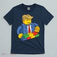 Donald Trump Building Wall Funny Toy T-Shirt thumb 5