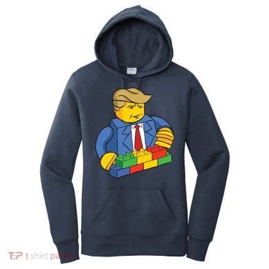 Donald Trump Building Wall Funny Toy Women's Hoodie