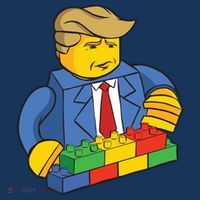 Donald Trump Building Wall Funny Toy Women's Hoodie thumb 2