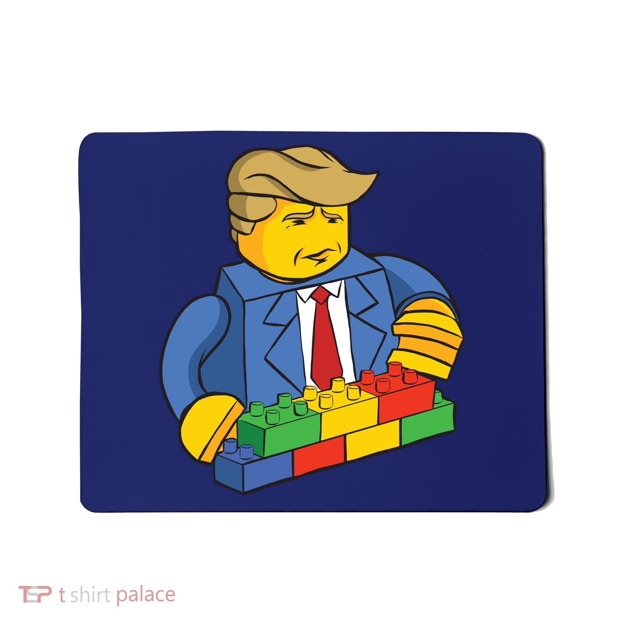 Donald Trump Building Wall Funny Toy Mousepad