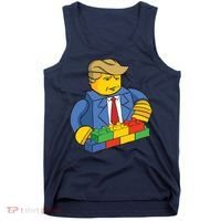 Donald Trump Building Wall Funny Toy Tank Top thumb 0