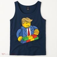 Donald Trump Building Wall Funny Toy Tank Top thumb 2