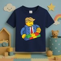 Donald Trump Building Wall Funny Toy Toddler T-Shirt thumb 3