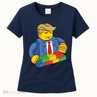 Donald Trump Building Wall Funny Toy Women's T-Shirt thumb 0