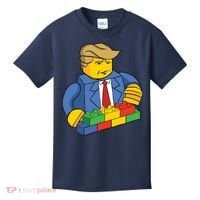 Donald Trump Building Wall Funny Toy Kids T-Shirt thumb 0