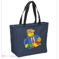 Donald Trump Building Wall Funny Toy Tote Bag thumb 2