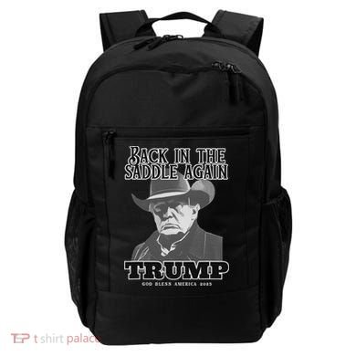 Donald Trump Back In The Saddle Again Backpack