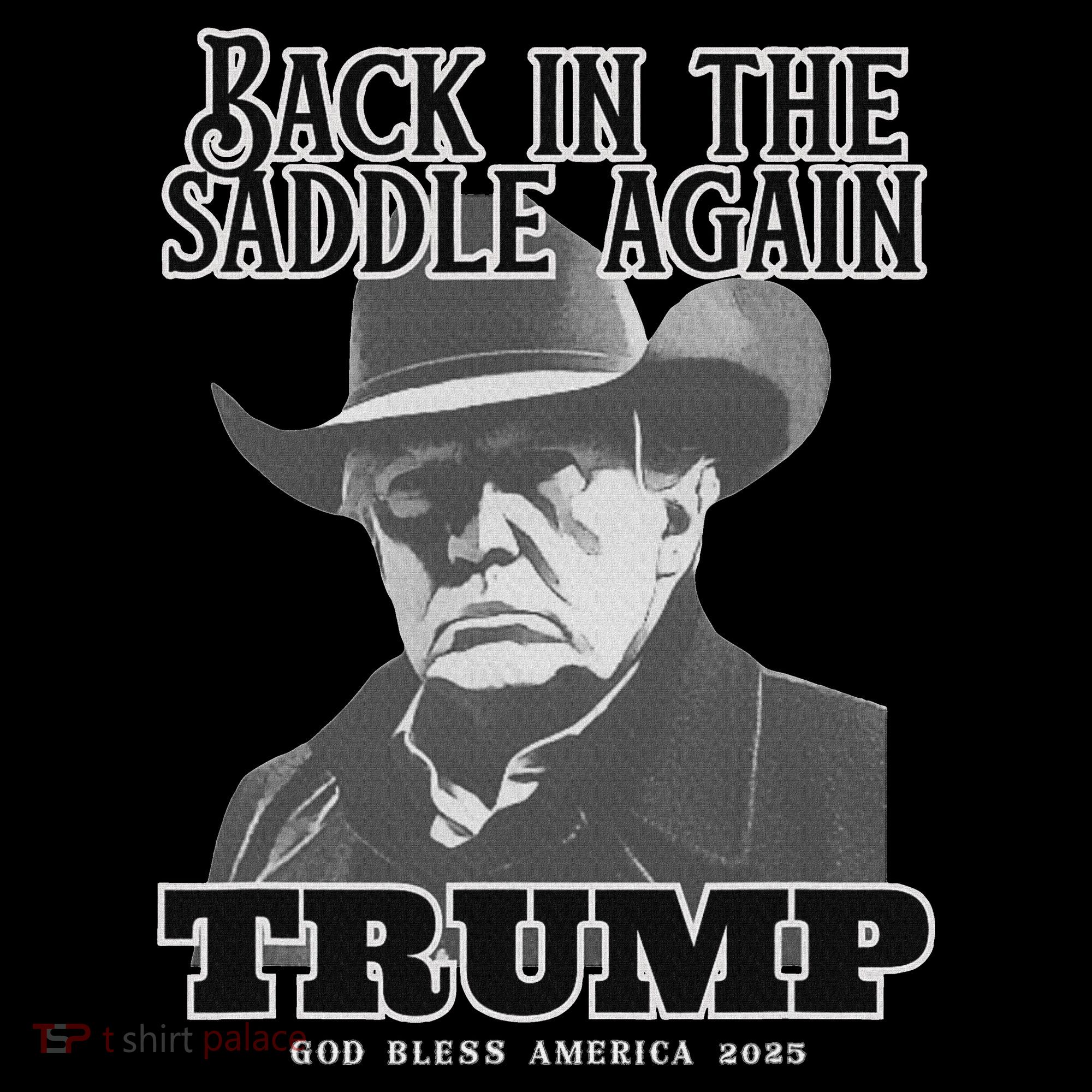 Donald Trump Back In The Saddle Again Bucket Hat