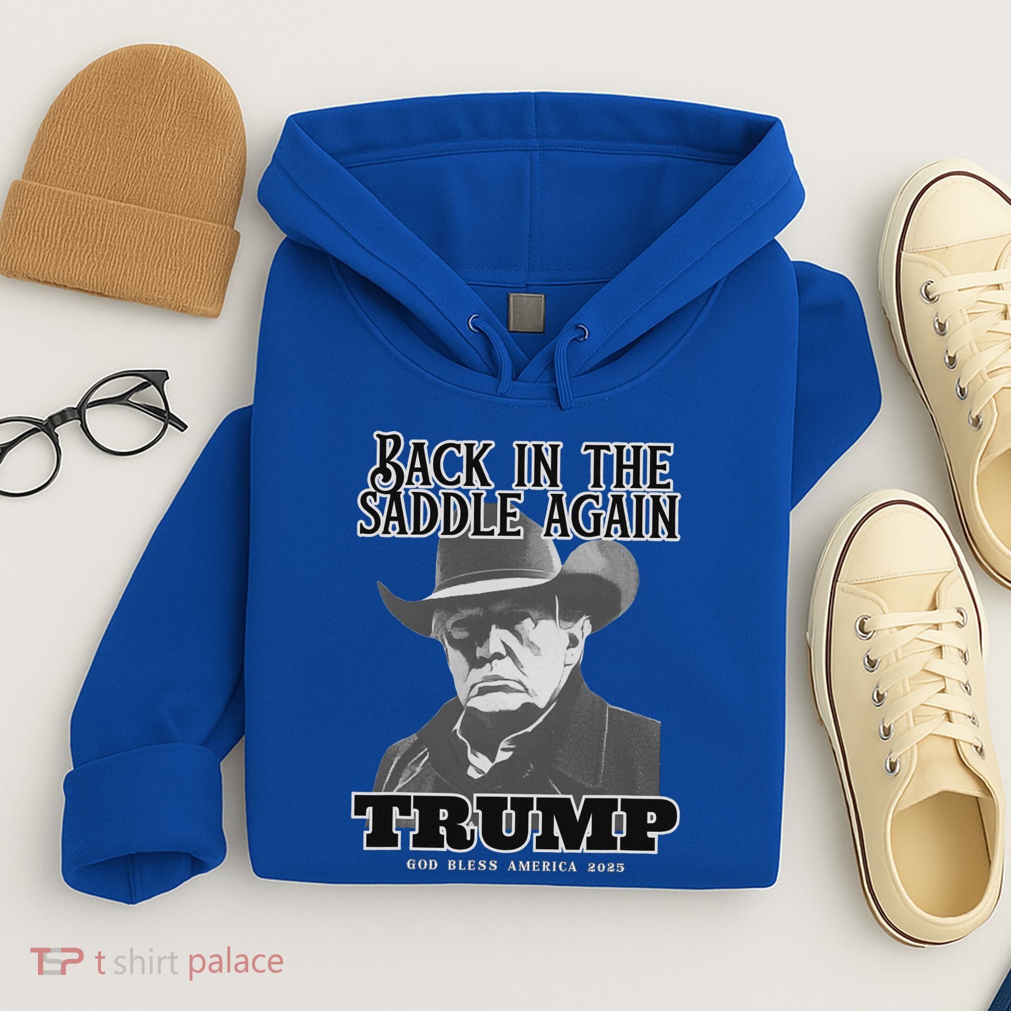 Donald Trump Back In The Saddle Again Hoodie