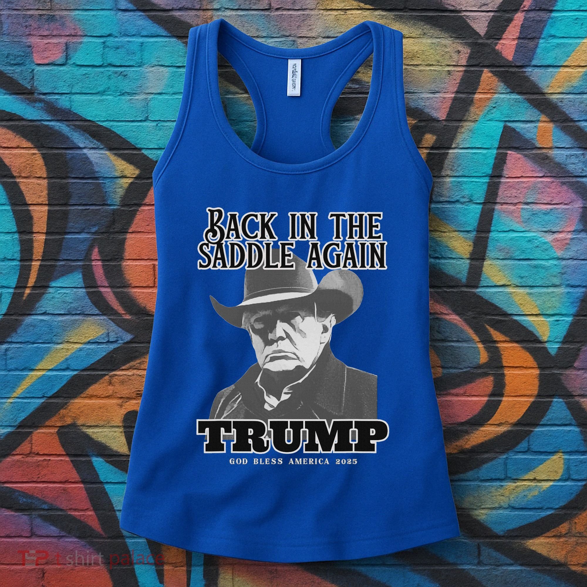 Donald Trump Back In The Saddle Again Women's Tank Top