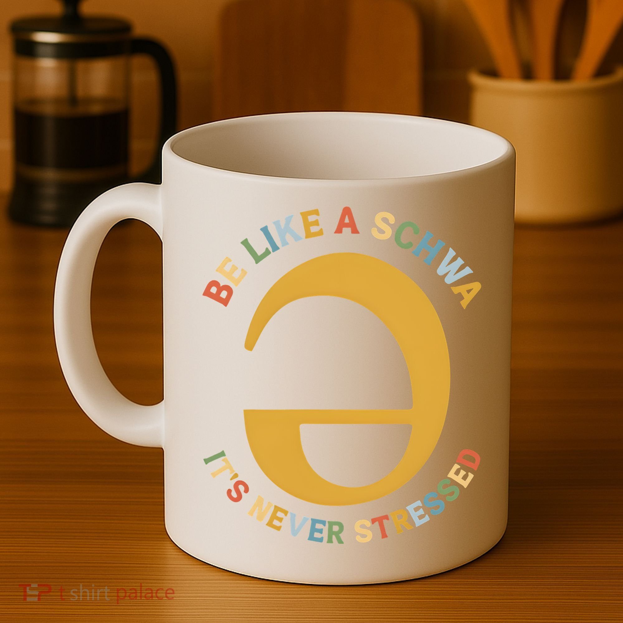 Dyslexia Teacher Be Like A Schwa Its Never Stressed Coffee Mug