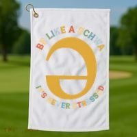 Dyslexia Teacher Be Like A Schwa Its Never Stressed Golf Towel thumb 1