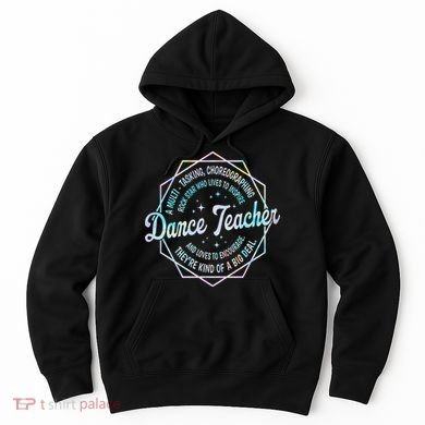 Dance Teacher Back To School Dancer Dance Instructor Tie Dye Hoodie
