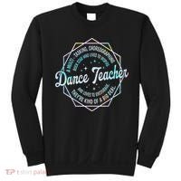 Dance Teacher Back To School Dancer Dance Instructor Tie Dye Sweatshirt thumb 0