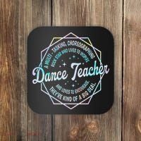 Dance Teacher Back To School Dancer Dance Instructor Tie Dye Coaster thumb 0