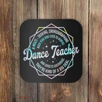 Dance Teacher Back To School Dancer Dance Instructor Tie Dye Coaster thumb 0