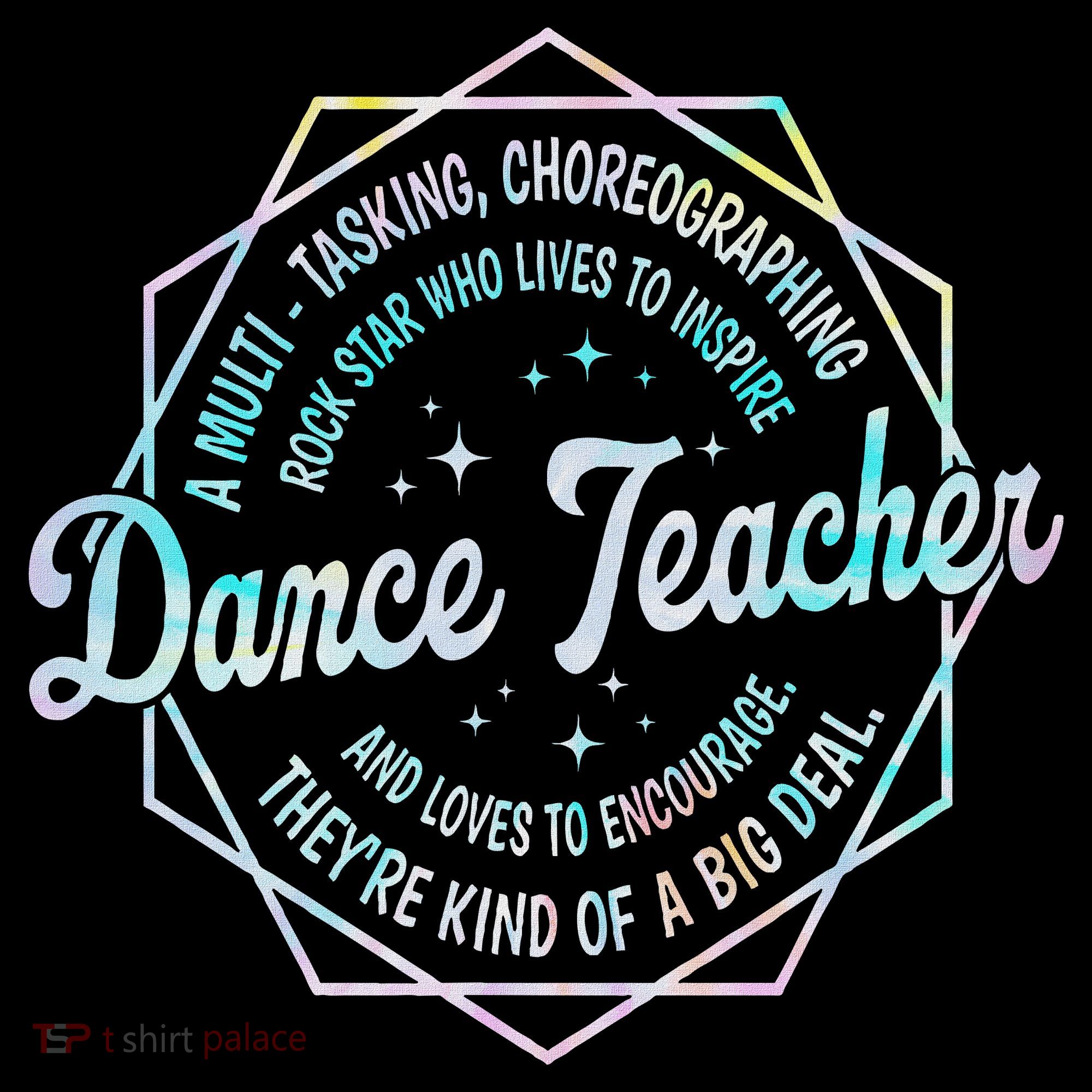 Dance Teacher Back To School Dancer Dance Instructor Tie Dye Women's Hoodie